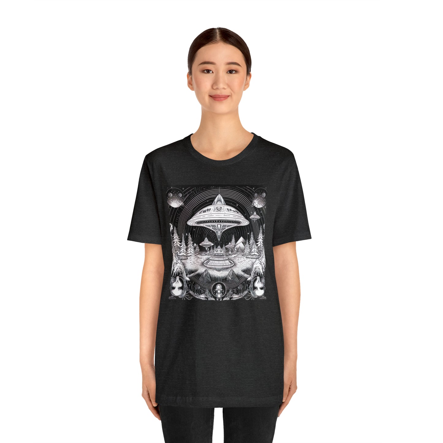 Ancient Flyover UFO T-Shirt | Higher Density Living