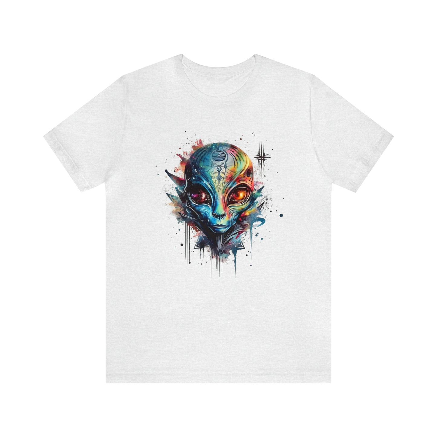 Alien 2 Watercolor Cosmos T-Shirt | Higher Density Living