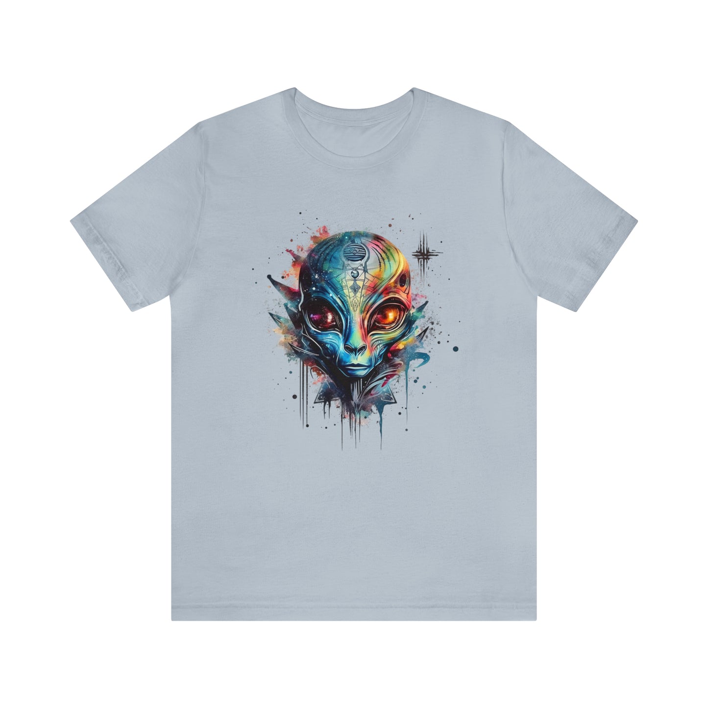 Alien 2 Watercolor Cosmos T-Shirt | Higher Density Living