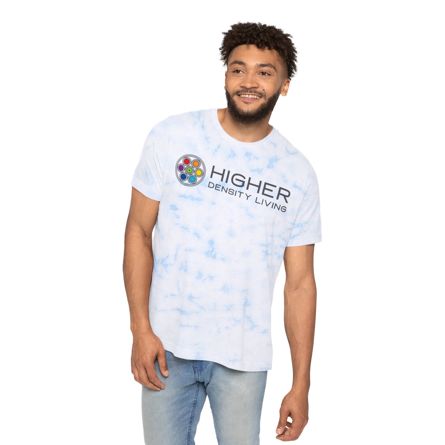 HDL Tie-Dyed T-Shirt: Wear the Spectrum of Higher Density Thinking