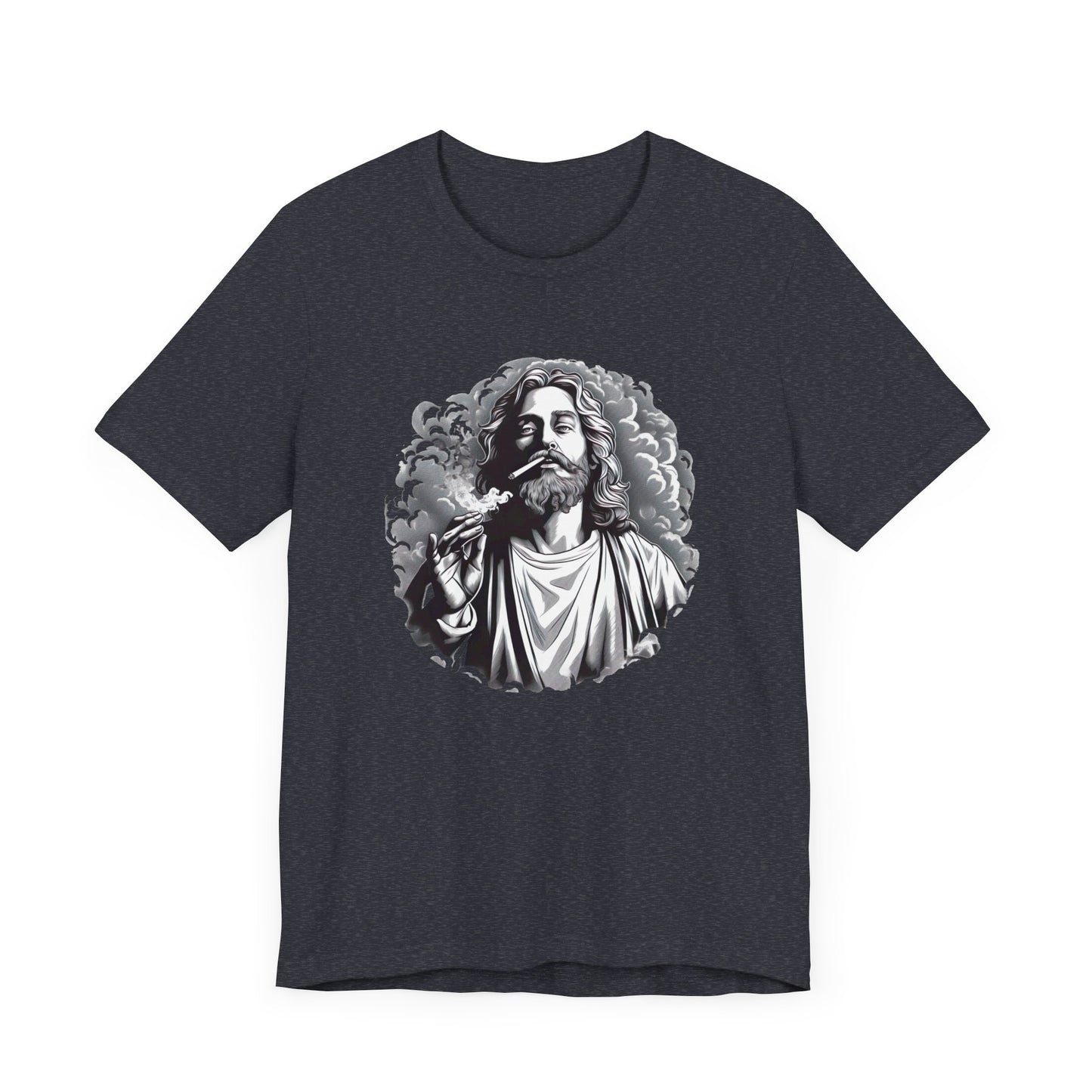 Jesus Enjoying a Smoke T-Shirt | Higher Density Living | Spiritual Awakening