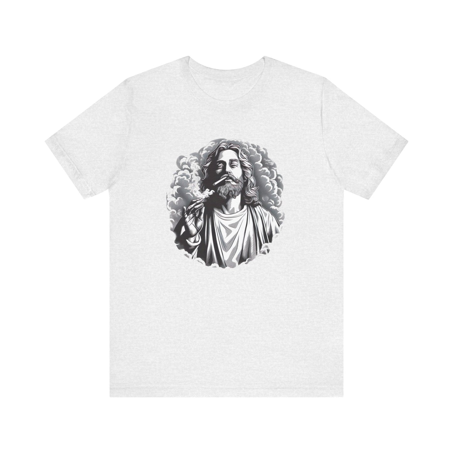 Jesus Enjoying a Smoke T-Shirt | Higher Density Living | Spiritual Awakening