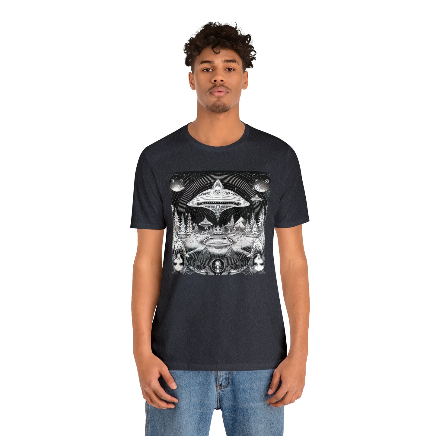 Ancient Flyover UFO T-Shirt | Higher Density Living