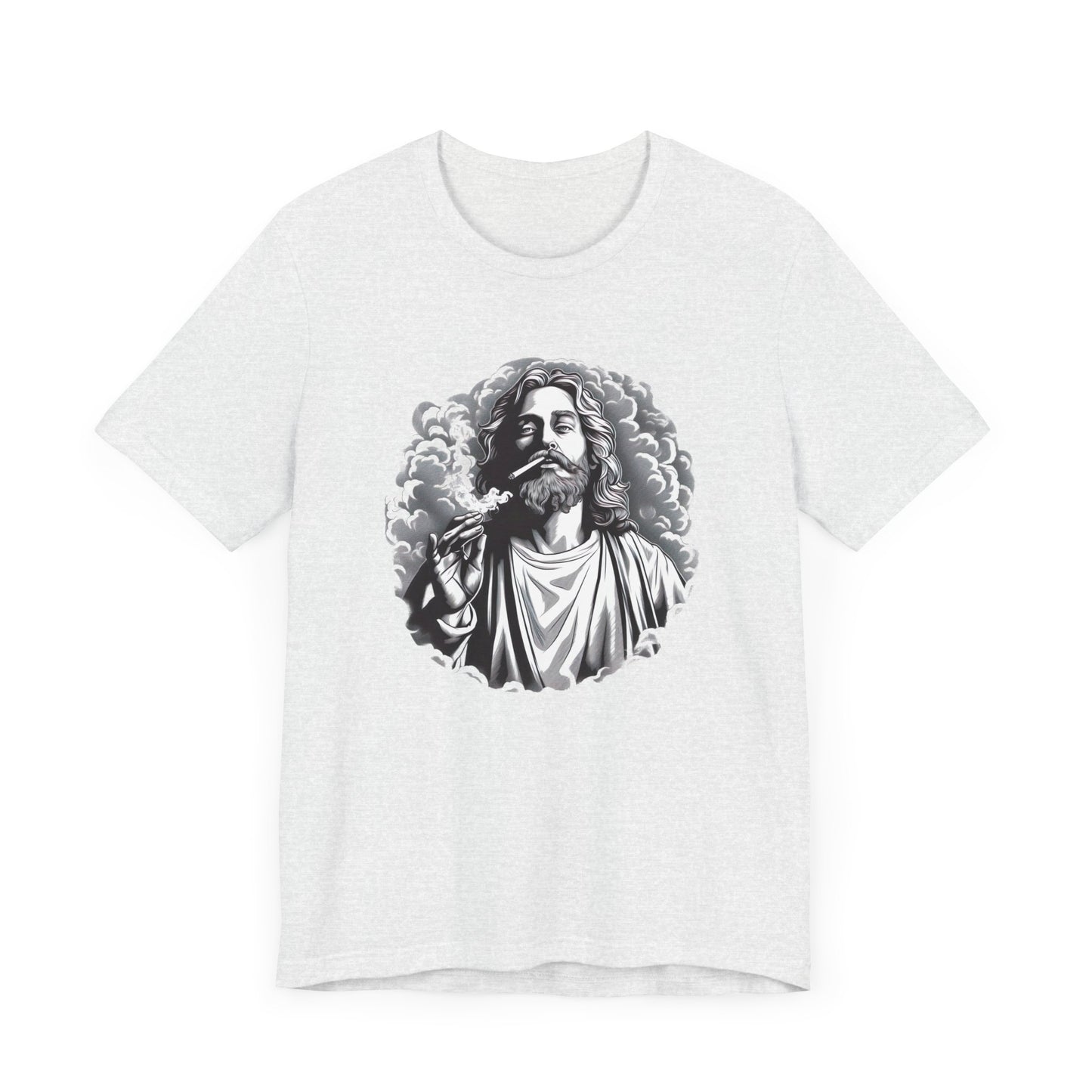 Jesus Enjoying a Smoke T-Shirt | Higher Density Living | Spiritual Awakening