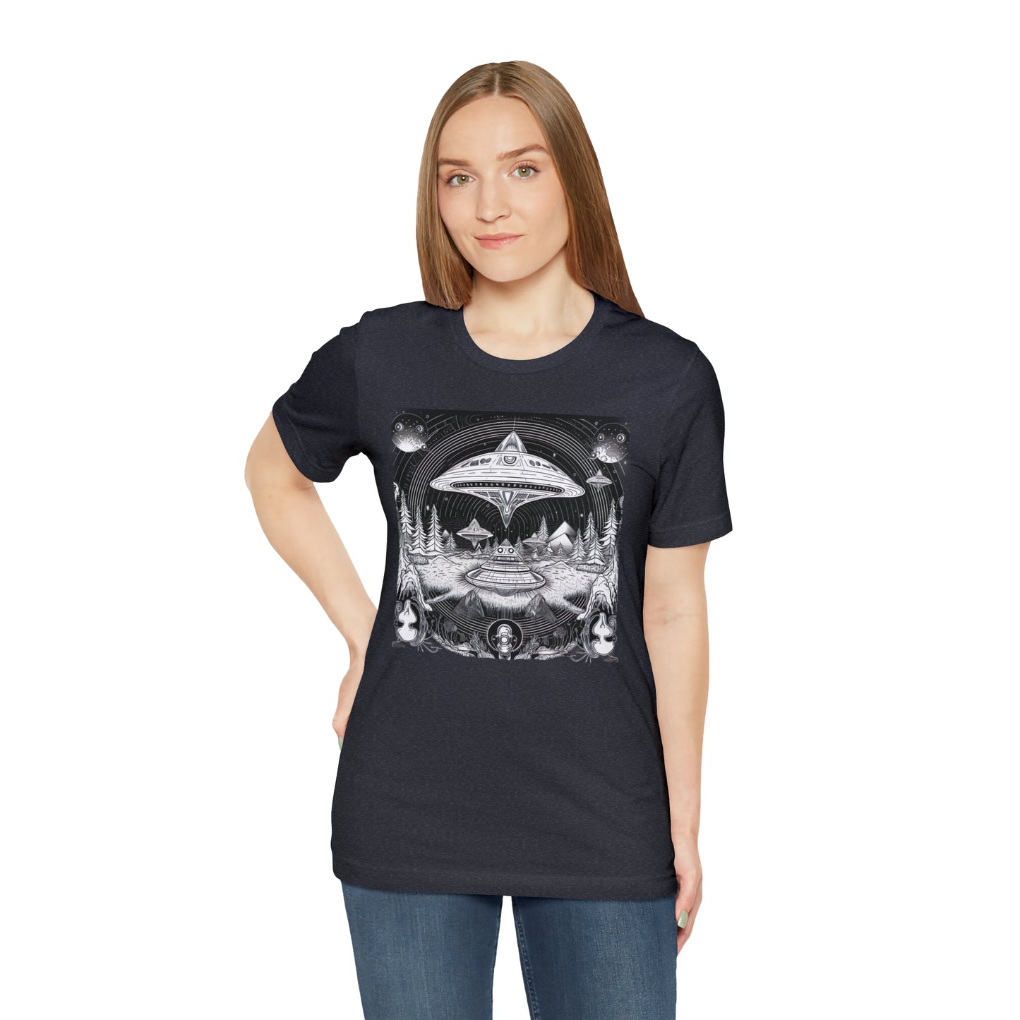 Ancient Flyover UFO T-Shirt | Higher Density Living