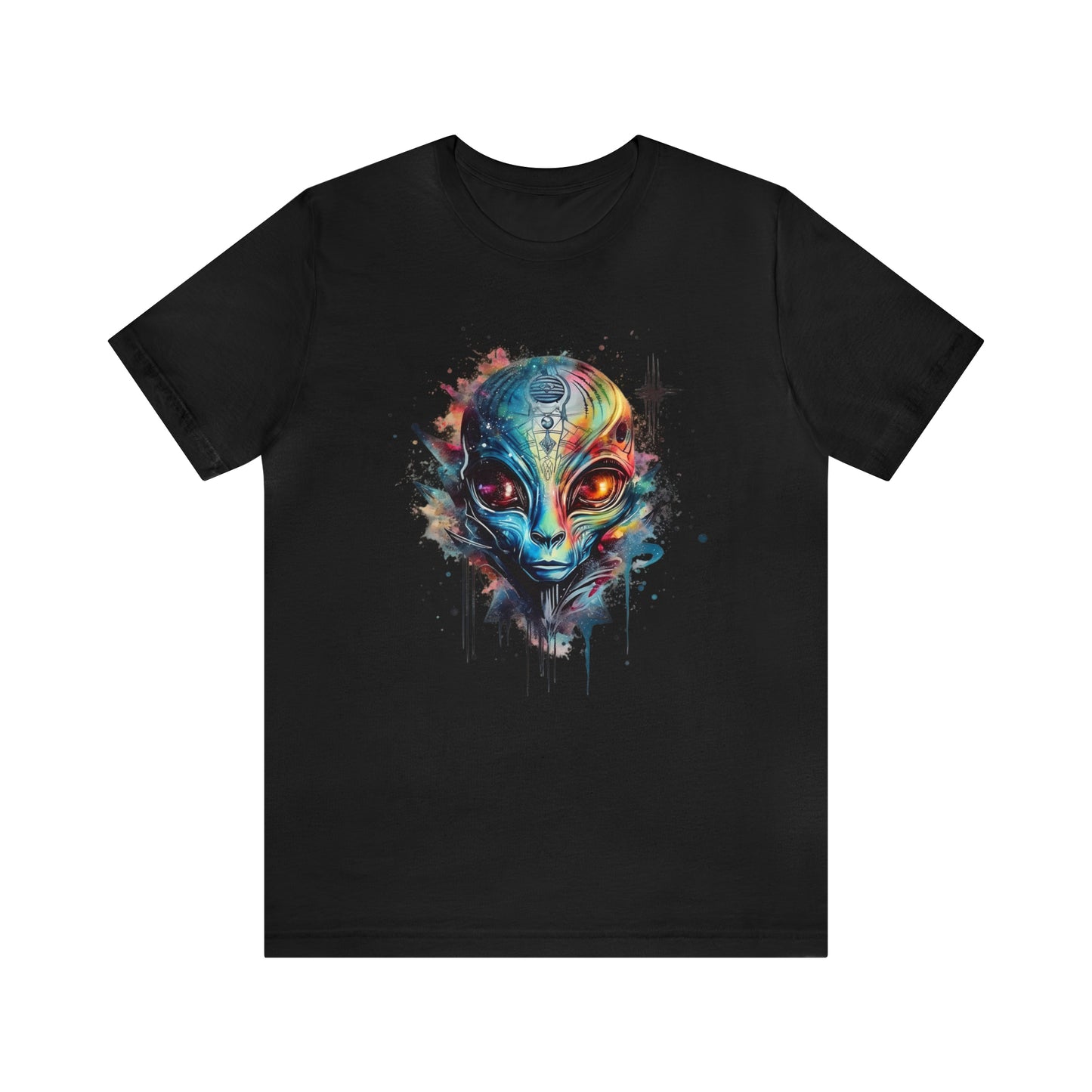Alien 2 Watercolor Cosmos T-Shirt | Higher Density Living