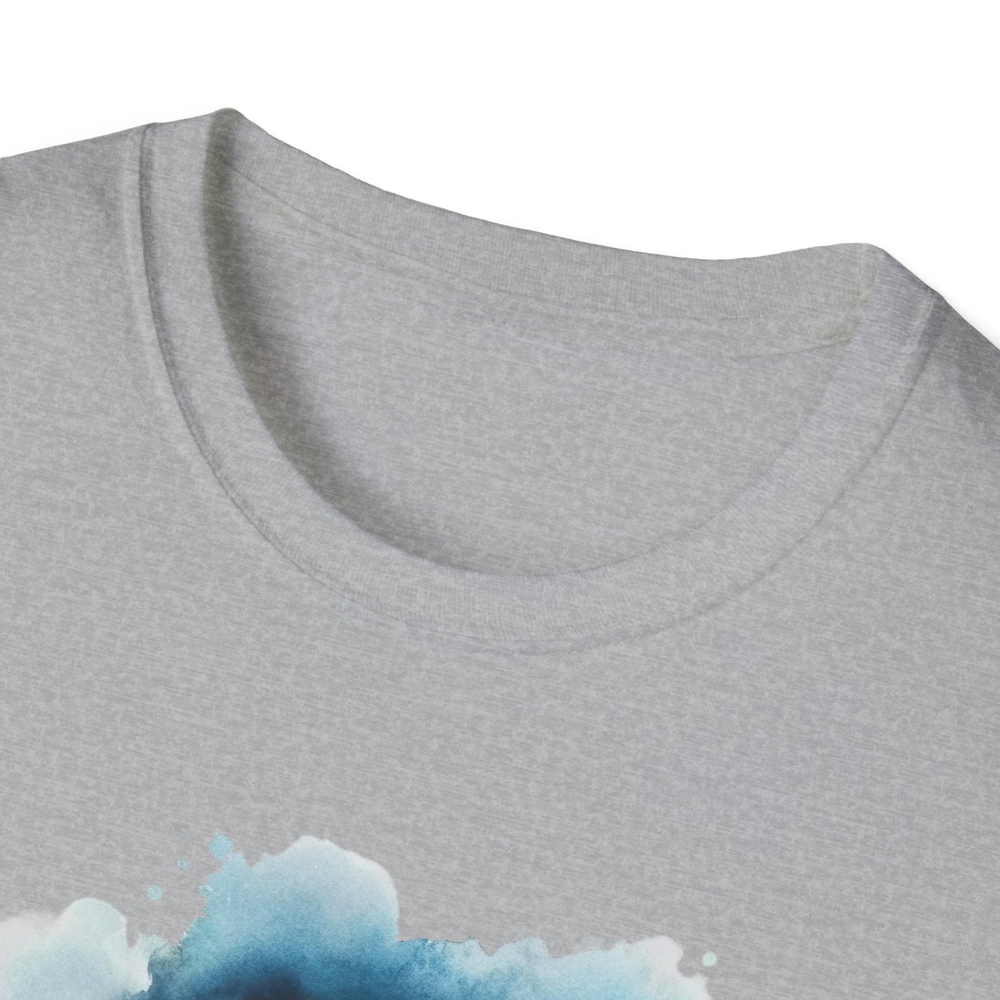 Grey Alien Watercolor Cosmos T-Shirt | Higher Density Living