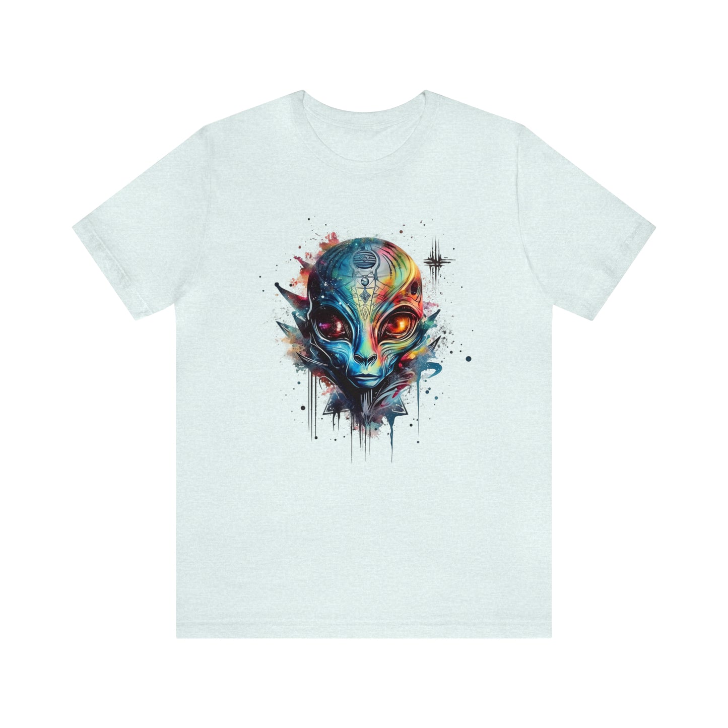 Alien 2 Watercolor Cosmos T-Shirt | Higher Density Living