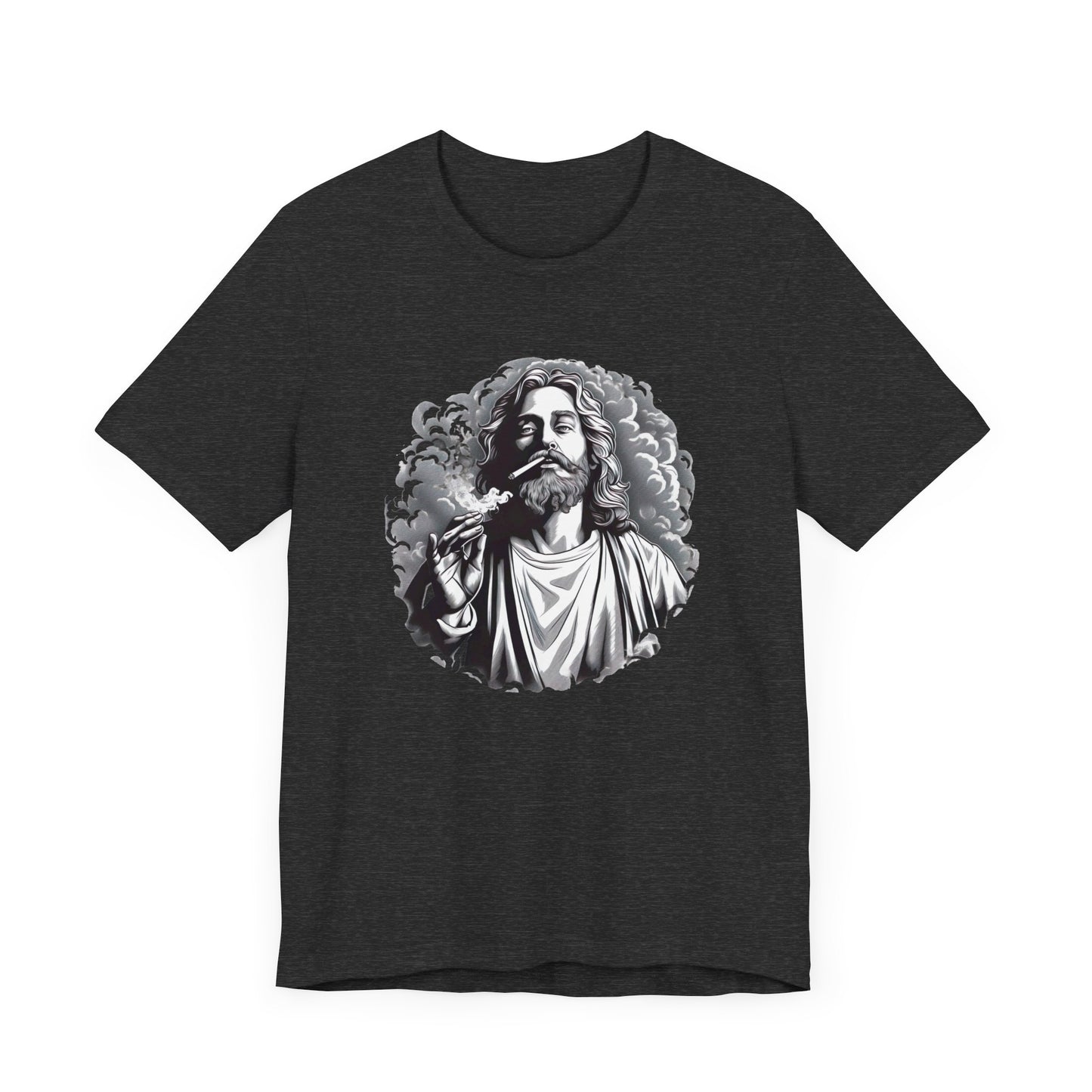 Jesus Enjoying a Smoke T-Shirt | Higher Density Living | Spiritual Awakening