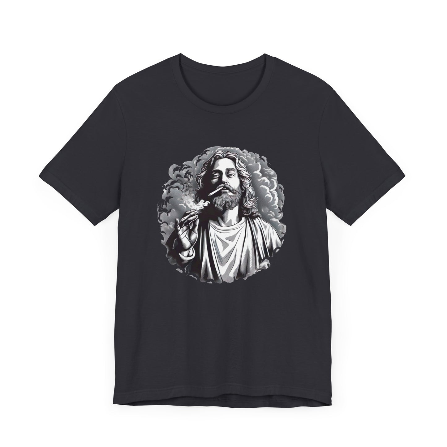 Jesus Enjoying a Smoke T-Shirt | Higher Density Living | Spiritual Awakening
