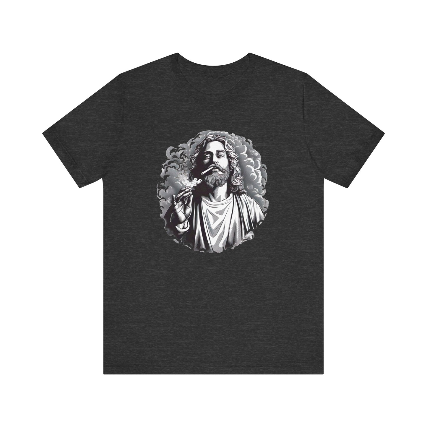 Jesus Enjoying a Smoke T-Shirt | Higher Density Living | Spiritual Awakening