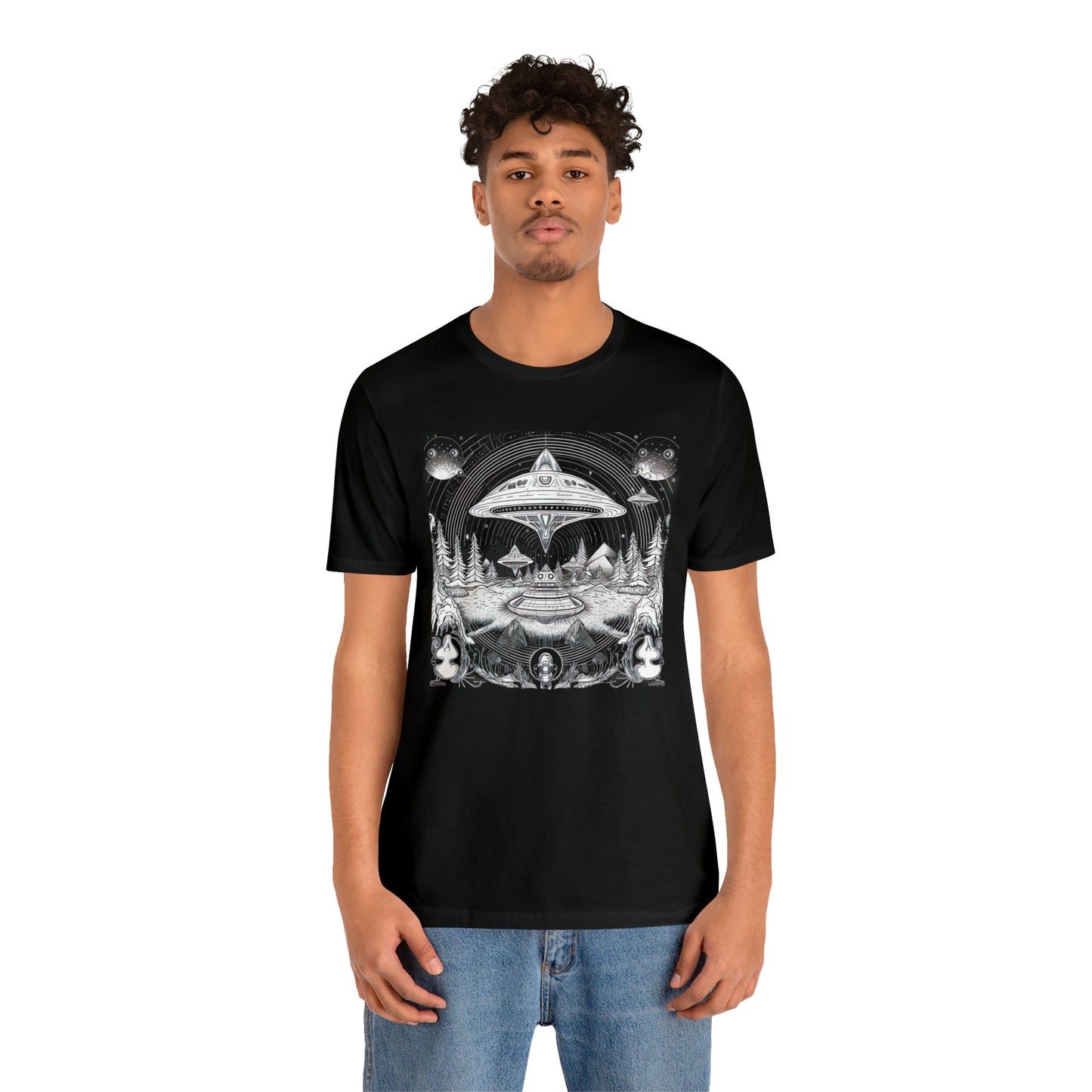 Ancient Flyover UFO T-Shirt | Higher Density Living