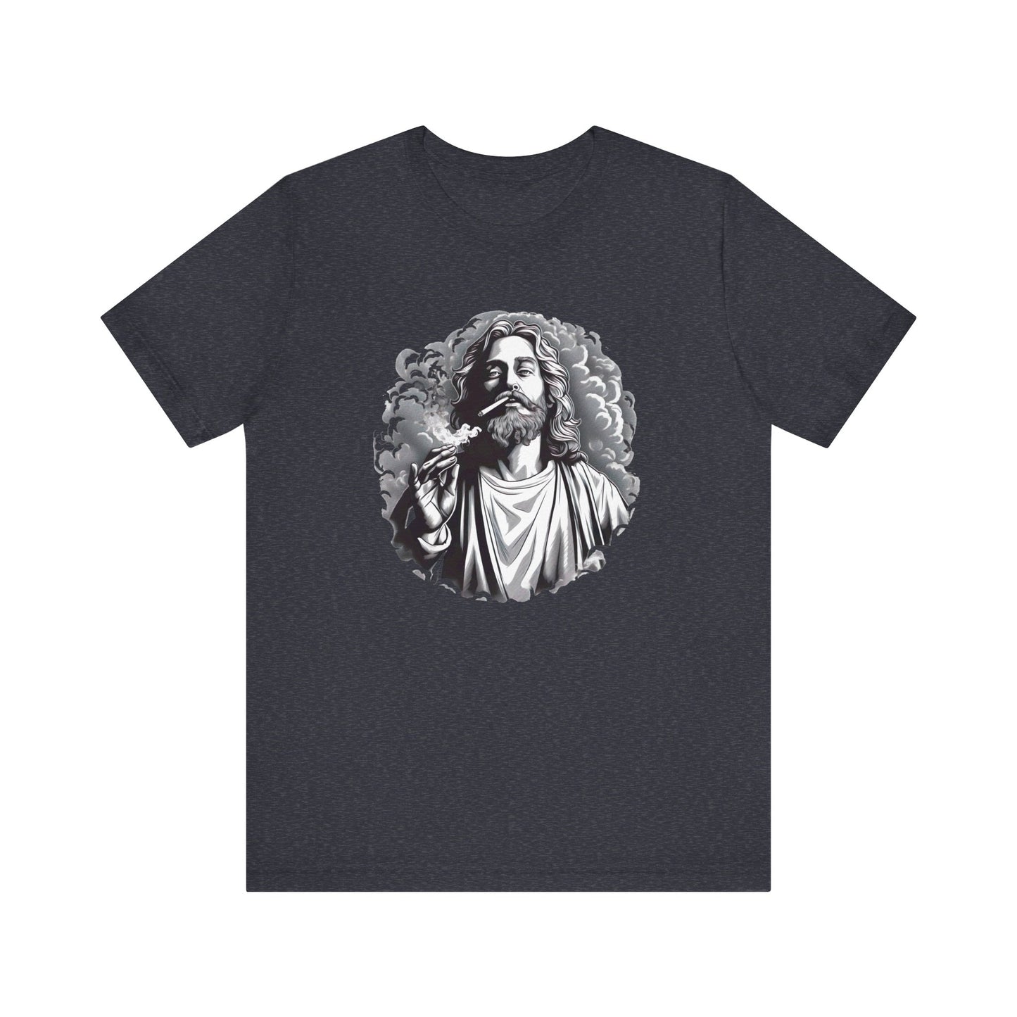 Jesus Enjoying a Smoke T-Shirt | Higher Density Living | Spiritual Awakening