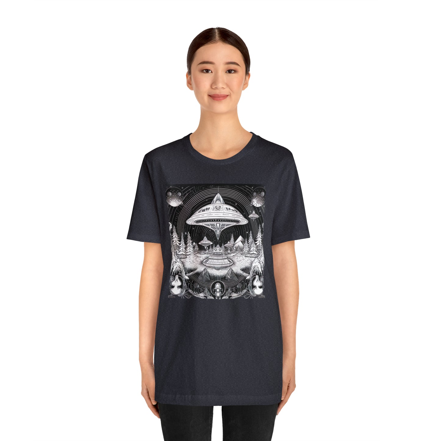 Ancient Flyover UFO T-Shirt | Higher Density Living