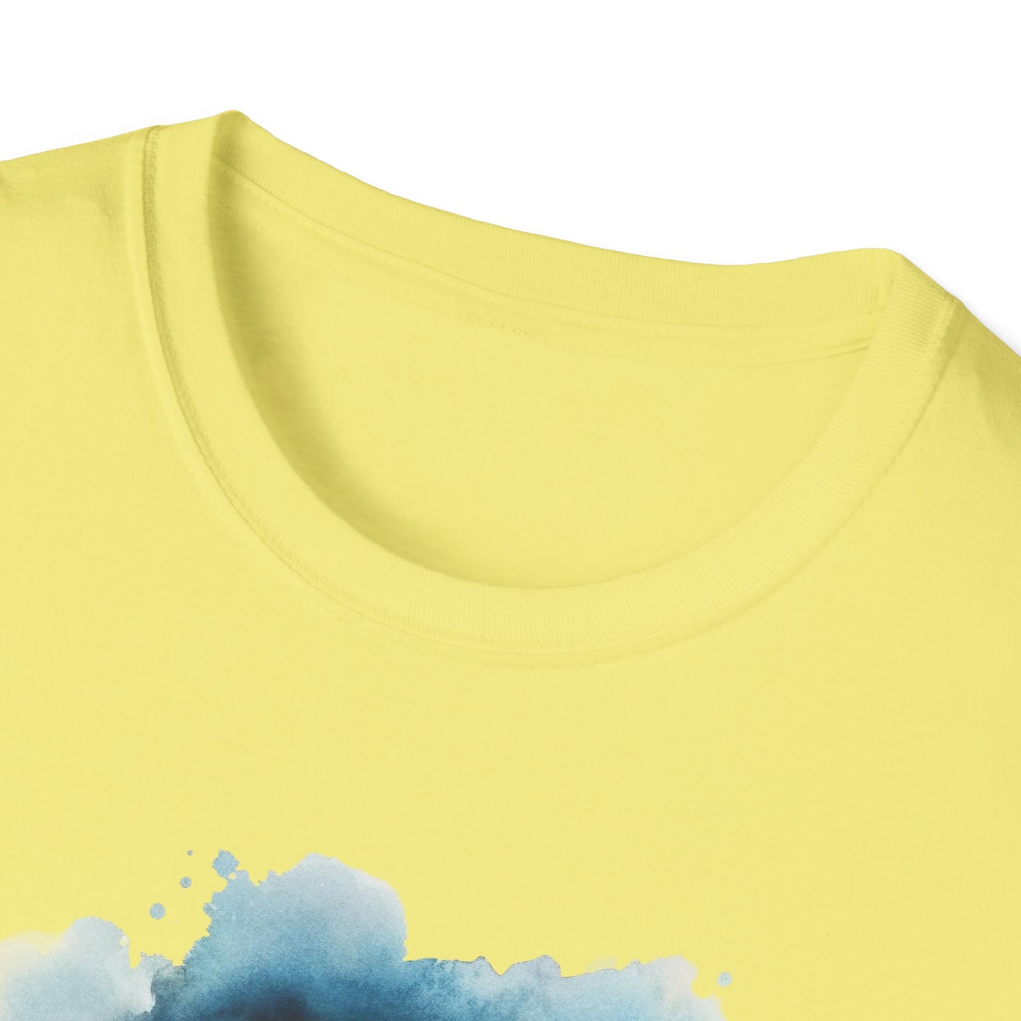 Grey Alien Watercolor Cosmos T-Shirt | Higher Density Living