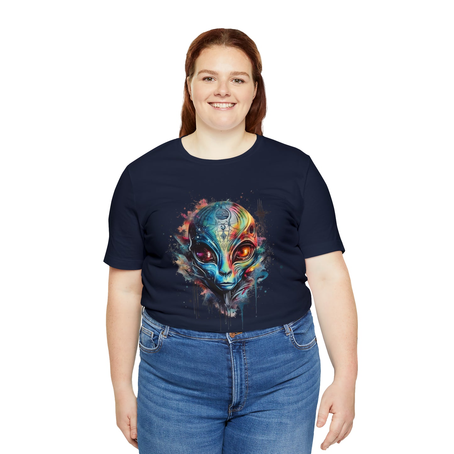 Alien 2 Watercolor Cosmos T-Shirt | Higher Density Living