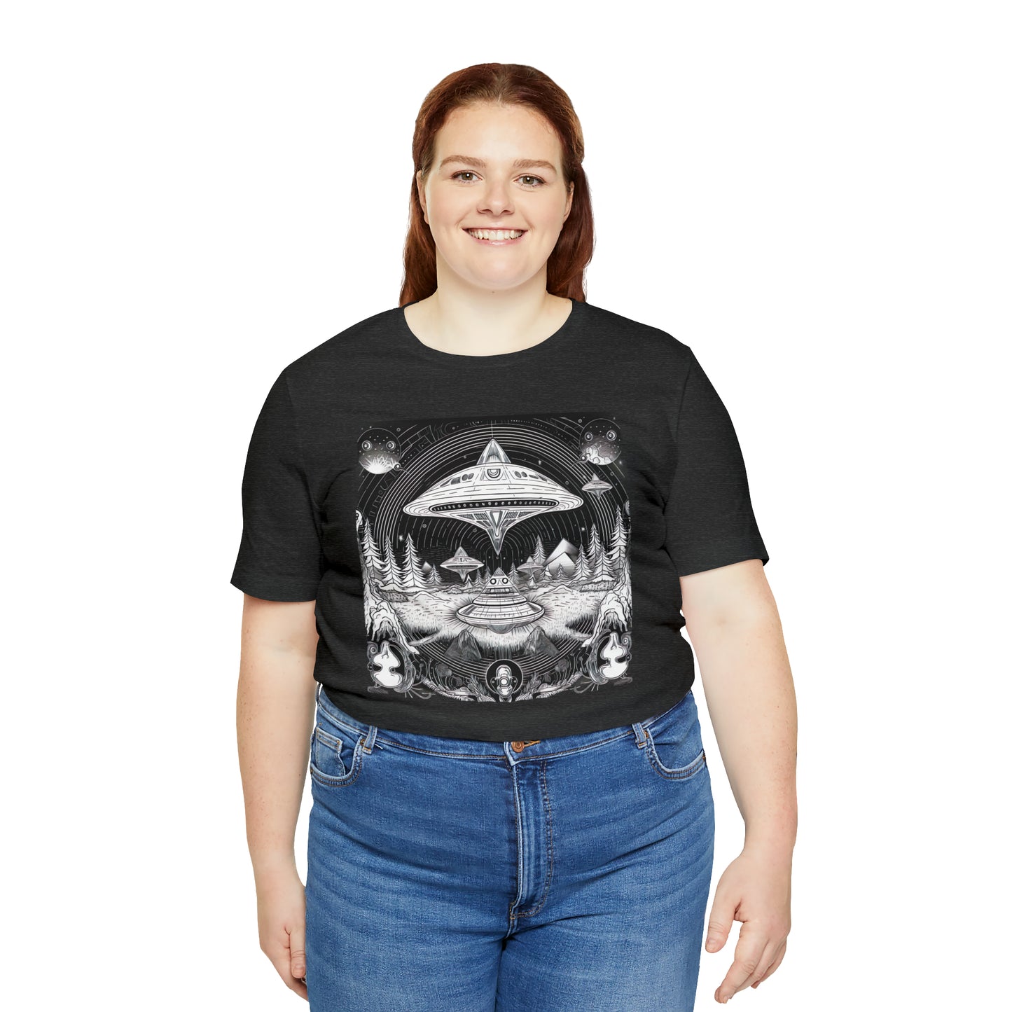 Ancient Flyover UFO T-Shirt | Higher Density Living