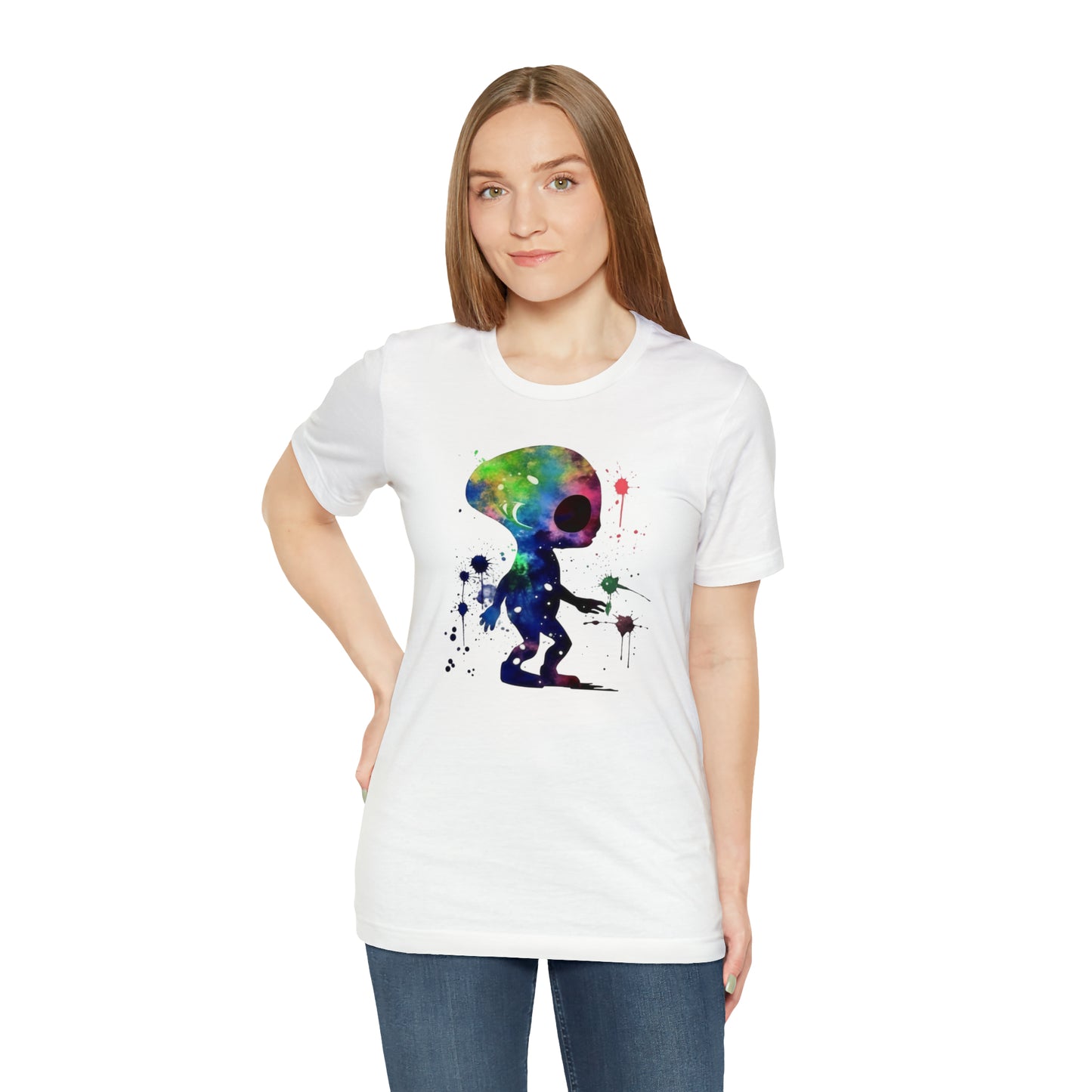 Watercolor Splat Paint Alien: Embrace Higher Density Living & Unveil Hidden Realities