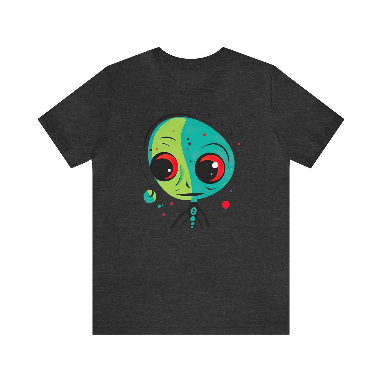Abstract Alien UFO: Colorful Art for a New Age of Cosmic Enlightenment