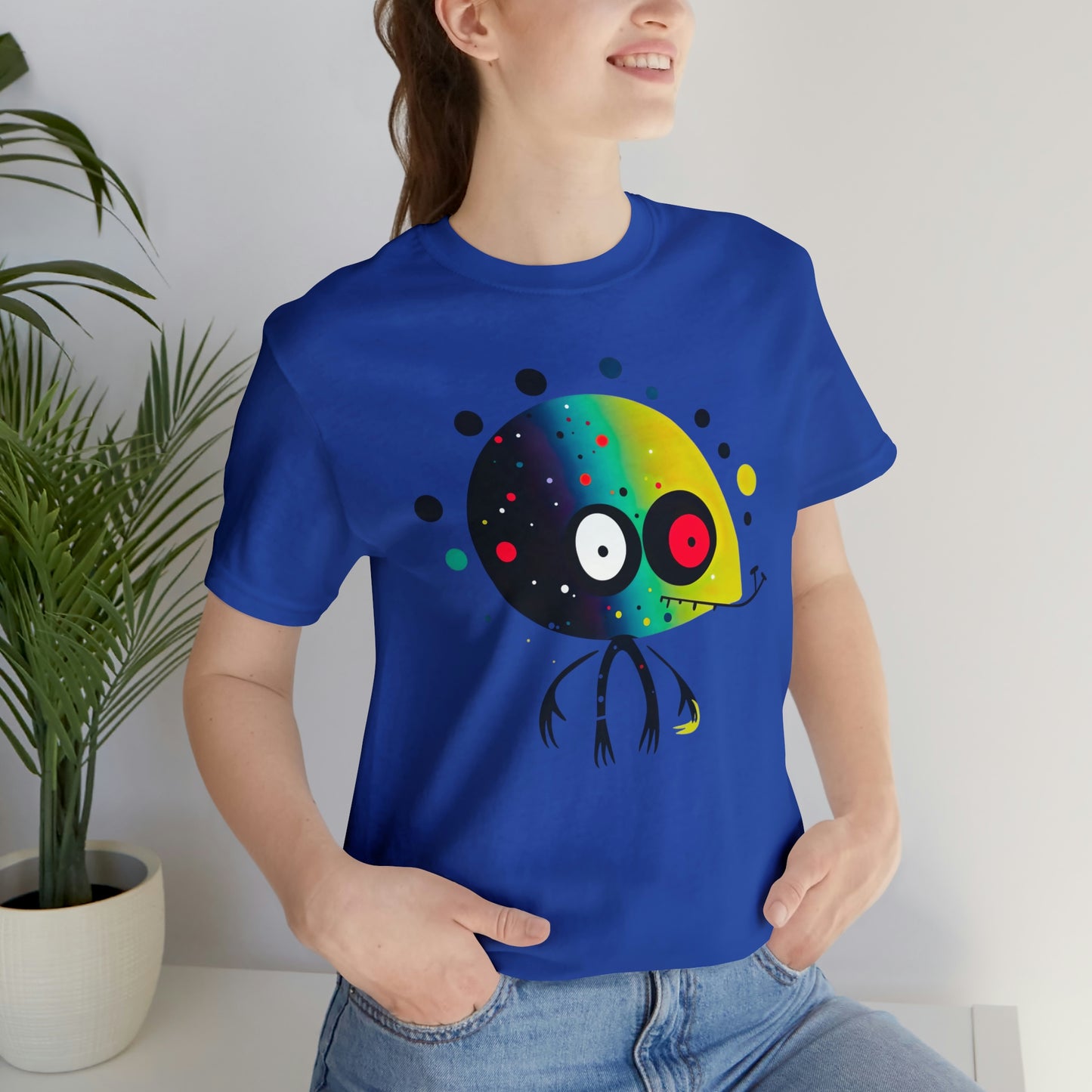 Abstract Alien UFO 2: Colorful Art for a New Age of Cosmic Enlightenment