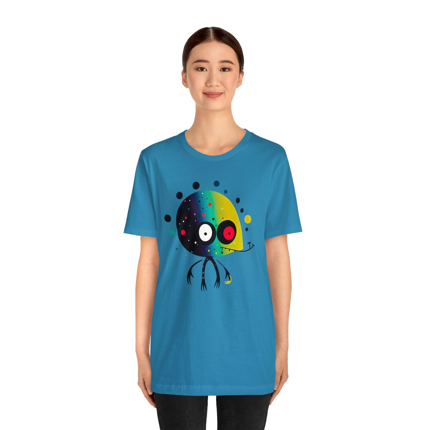 Abstract Alien UFO 2: Colorful Art for a New Age of Cosmic Enlightenment