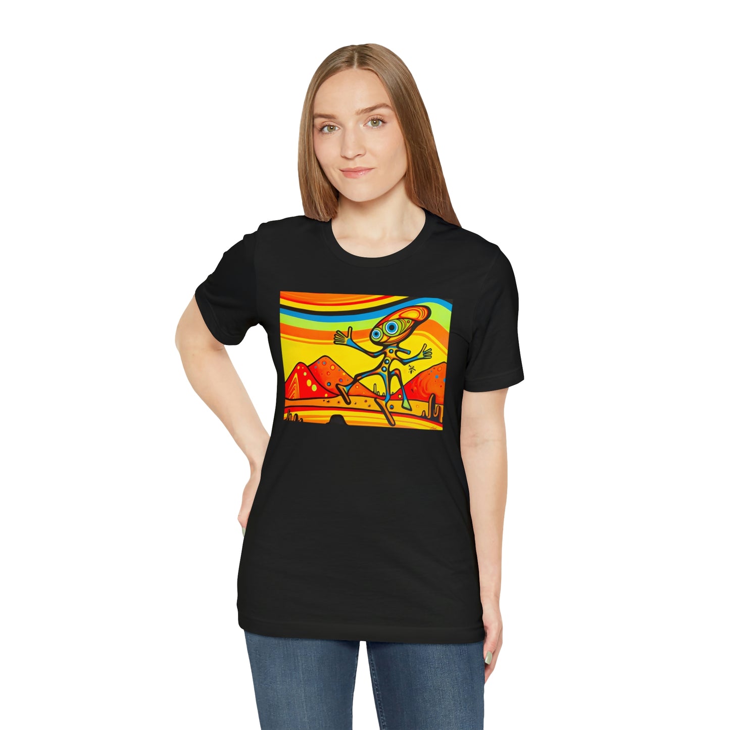 Desert Vivid Alien: Journey through Higher Density Living in the Cosmic Sands of Time