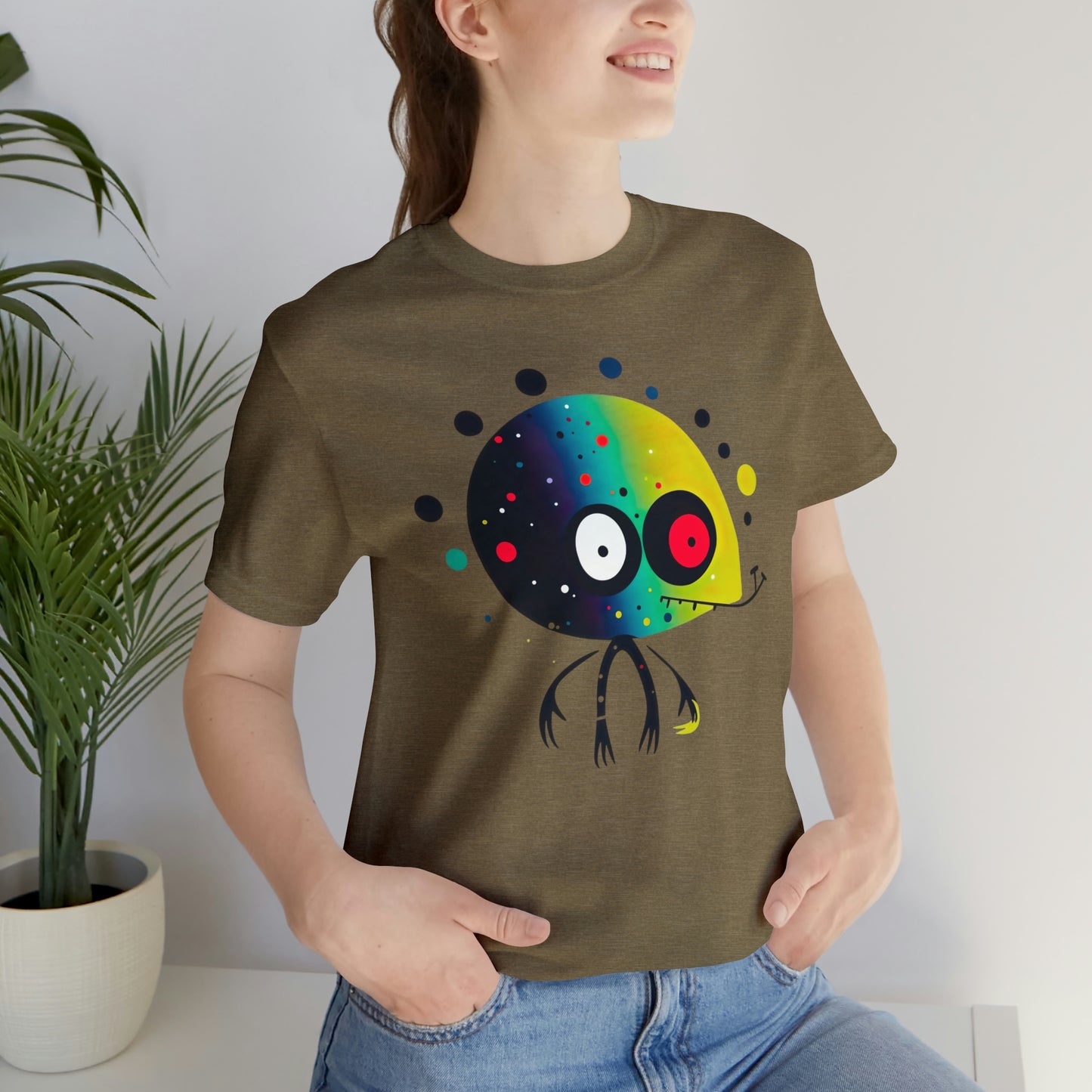 Abstract Alien UFO 2: Colorful Art for a New Age of Cosmic Enlightenment