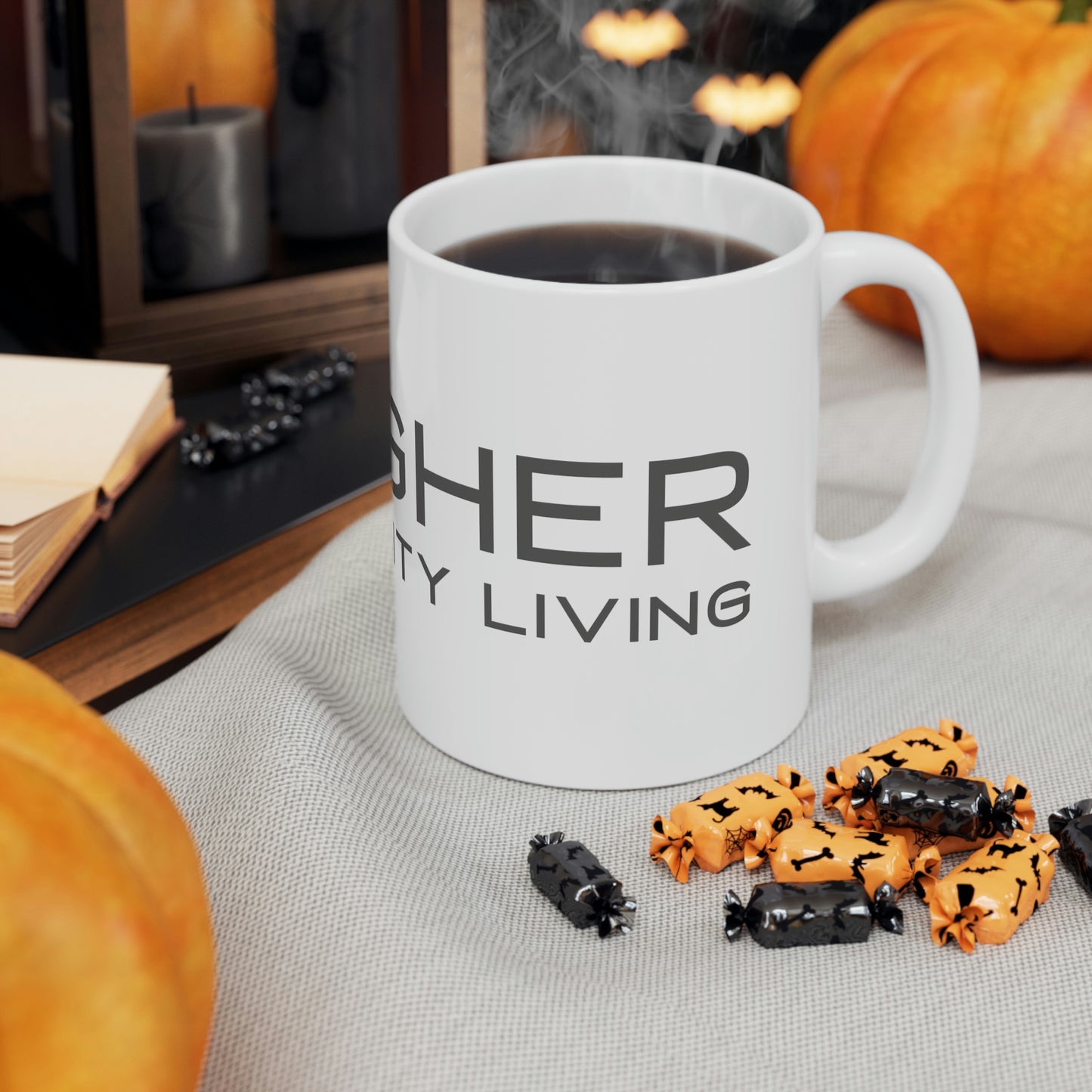 Higher Density Living Ceramic Mug 11oz - Embody Oneness with Every Sip