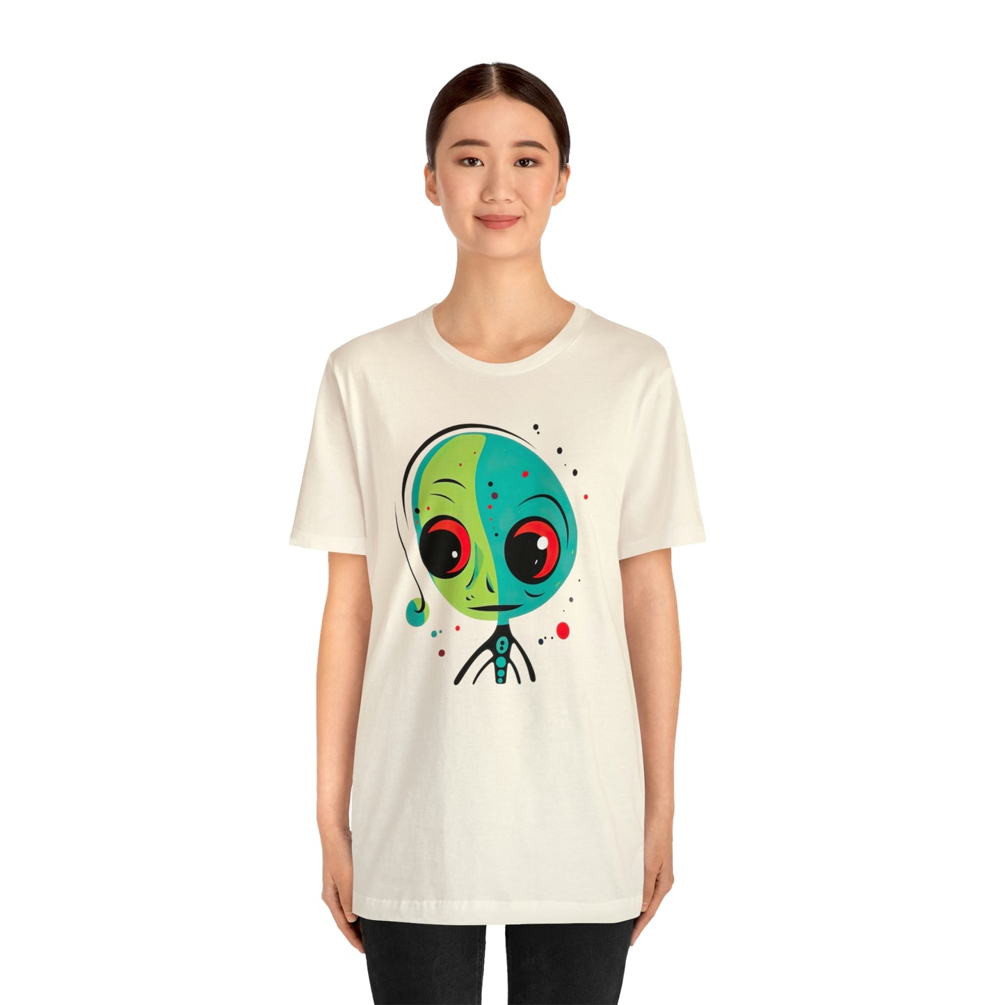 Abstract Alien UFO: Colorful Art for a New Age of Cosmic Enlightenment