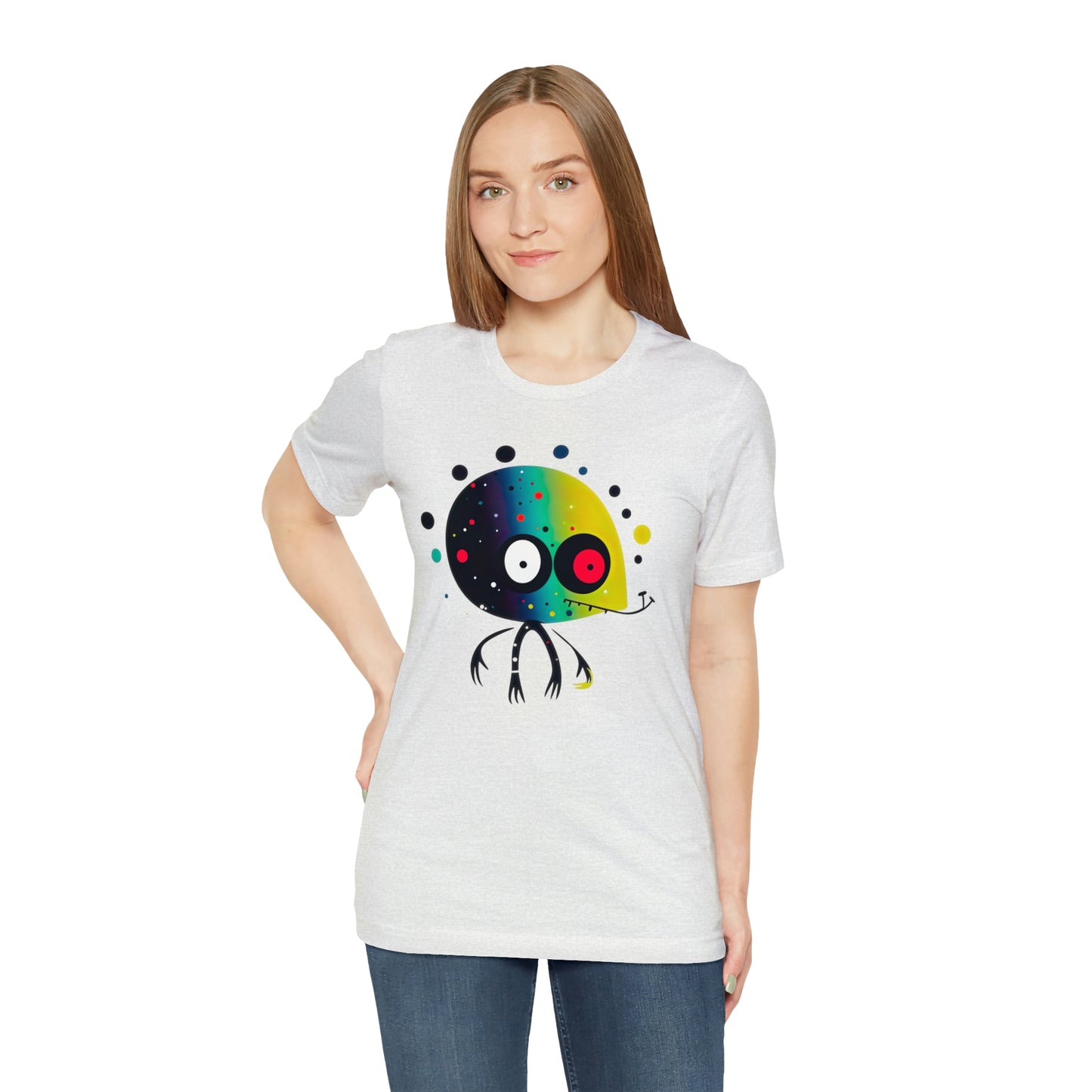 Abstract Alien UFO 2: Colorful Art for a New Age of Cosmic Enlightenment