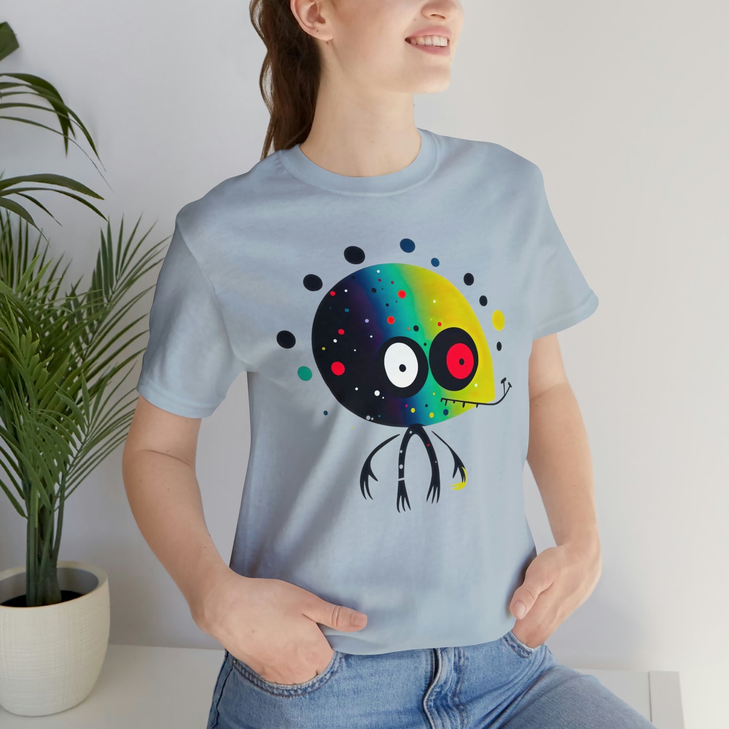 Abstract Alien UFO 2: Colorful Art for a New Age of Cosmic Enlightenment