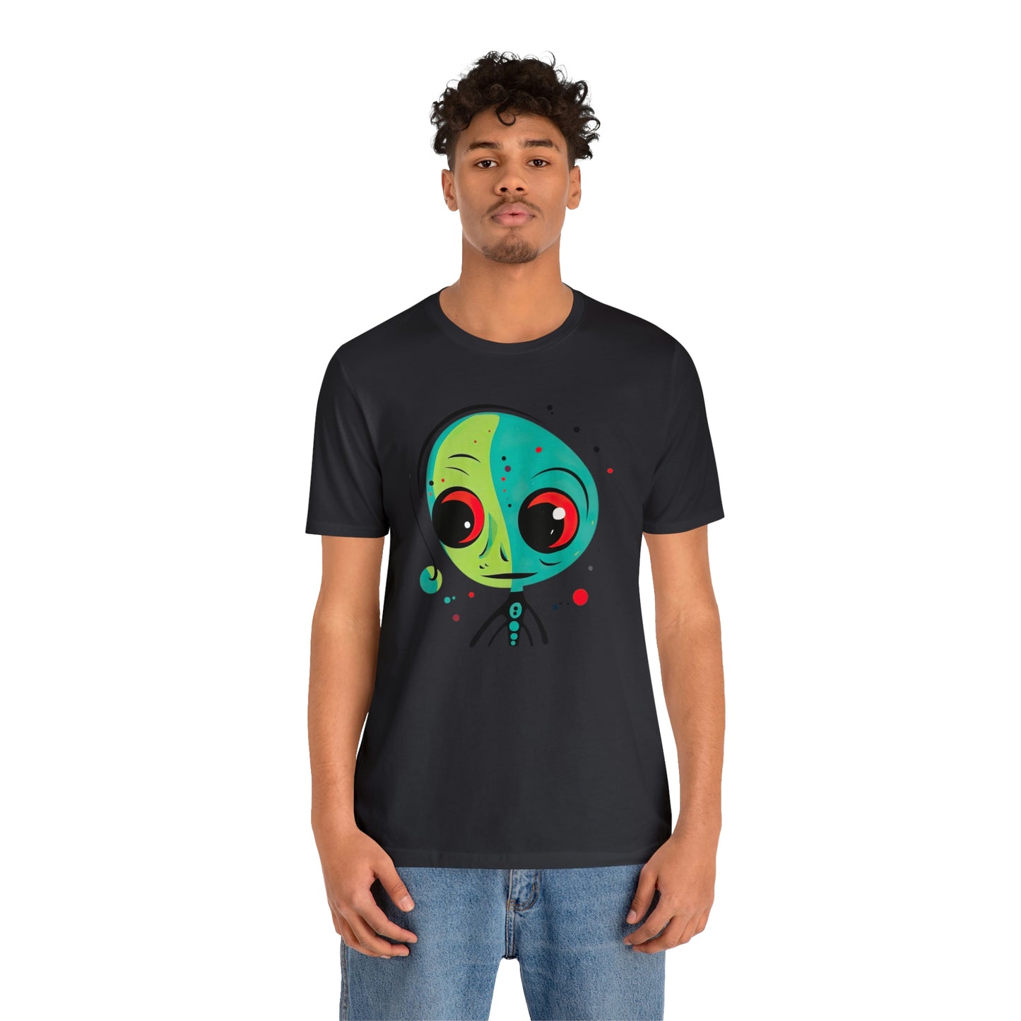 Abstract Alien UFO: Colorful Art for a New Age of Cosmic Enlightenment