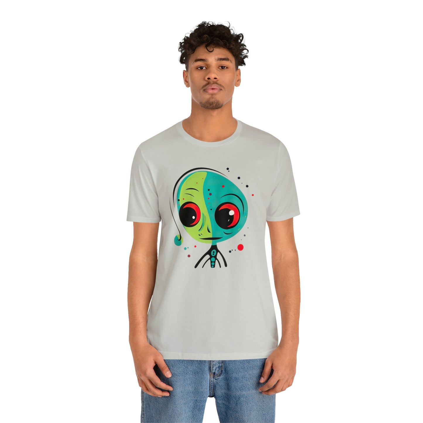 Abstract Alien UFO: Colorful Art for a New Age of Cosmic Enlightenment