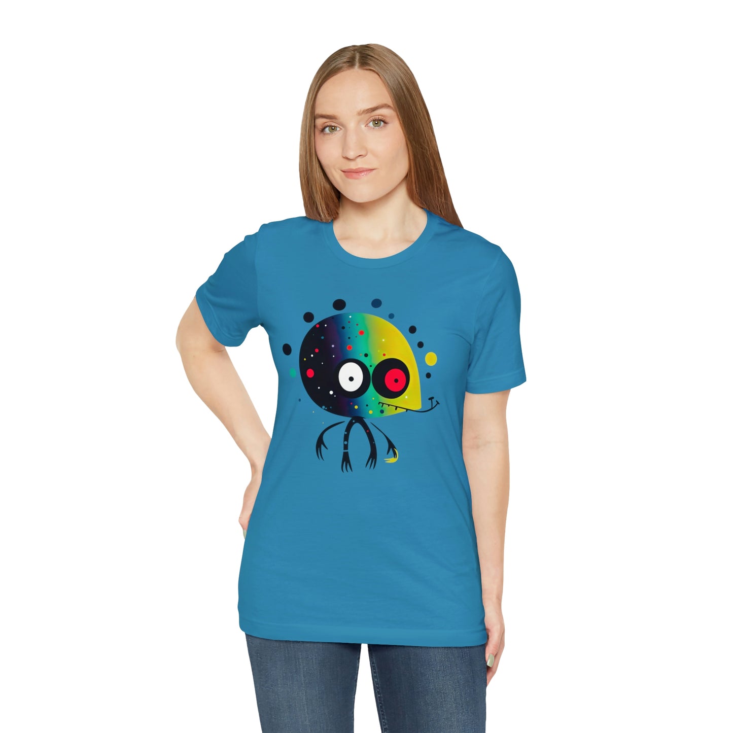 Abstract Alien UFO 2: Colorful Art for a New Age of Cosmic Enlightenment