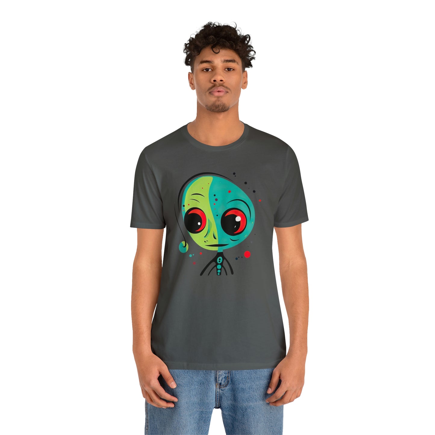 Abstract Alien UFO: Colorful Art for a New Age of Cosmic Enlightenment