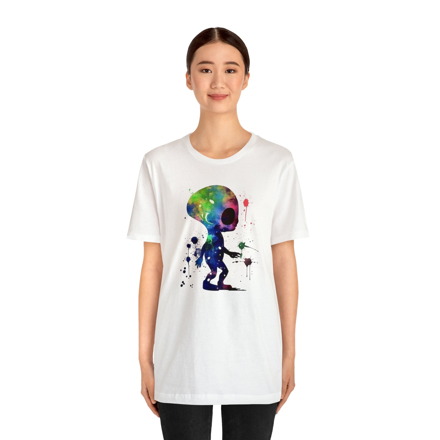 Watercolor Splat Paint Alien: Embrace Higher Density Living & Unveil Hidden Realities