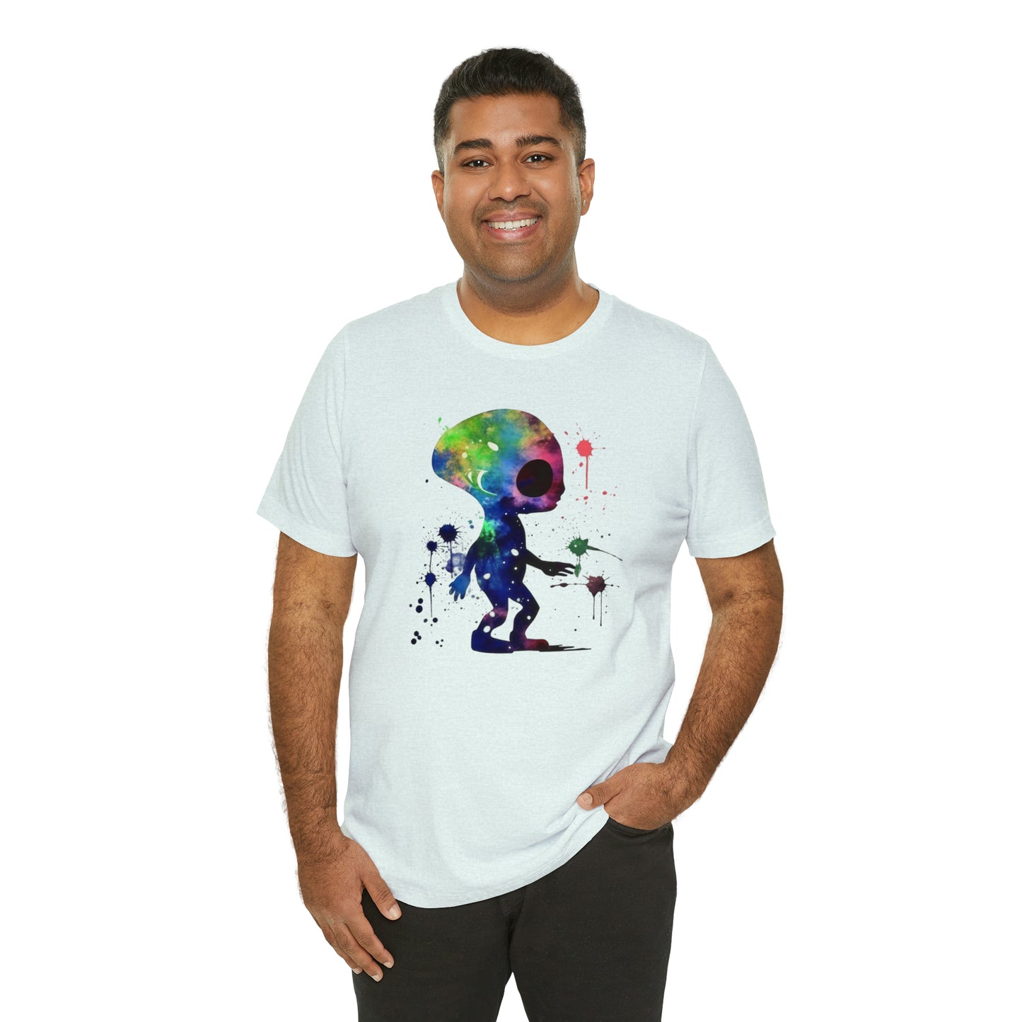 Watercolor Splat Paint Alien: Embrace Higher Density Living & Unveil Hidden Realities