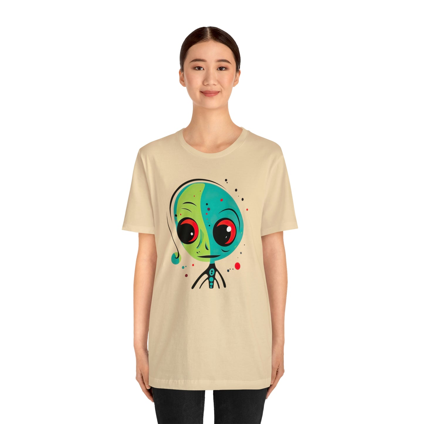 Abstract Alien UFO: Colorful Art for a New Age of Cosmic Enlightenment