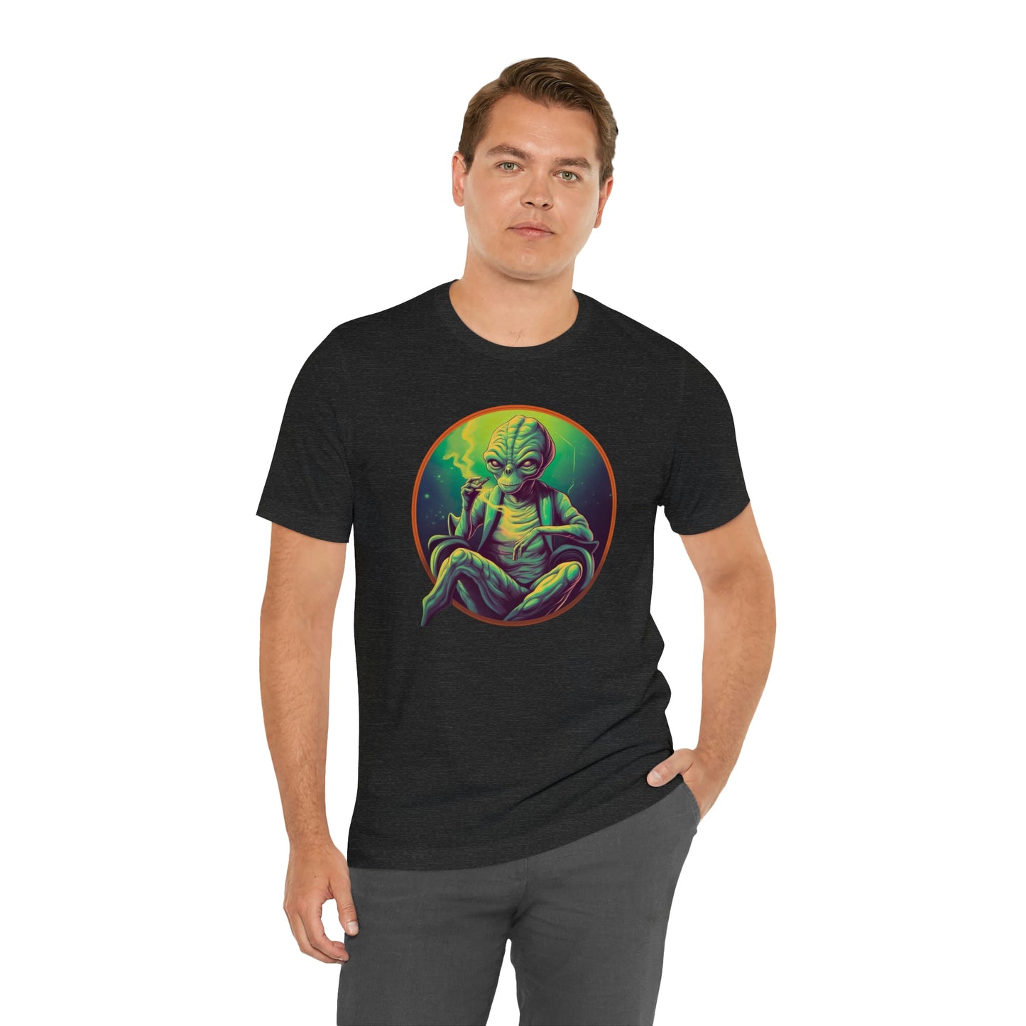Smoking Relaxing Alien: Embrace the Oneness & Unwind Between Two Worlds
