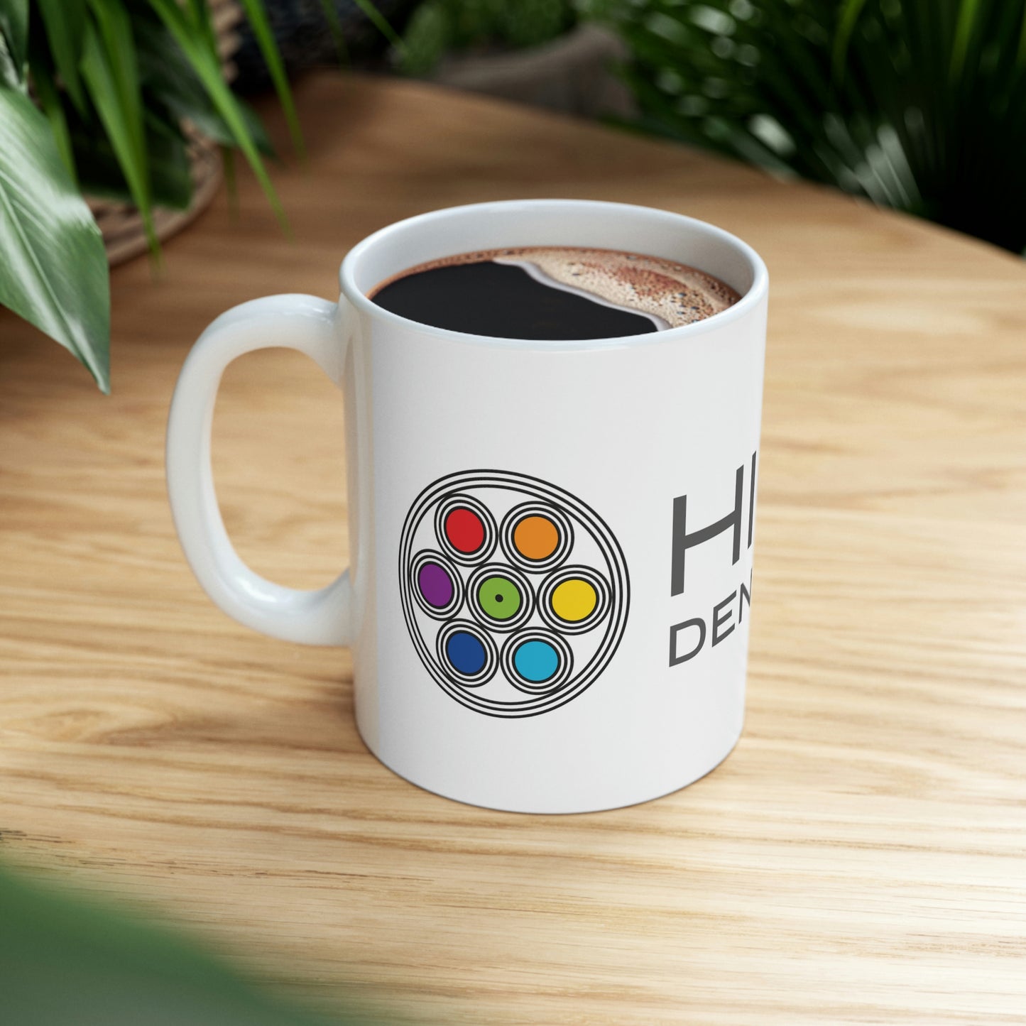 Higher Density Living Ceramic Mug 11oz - Embody Oneness with Every Sip