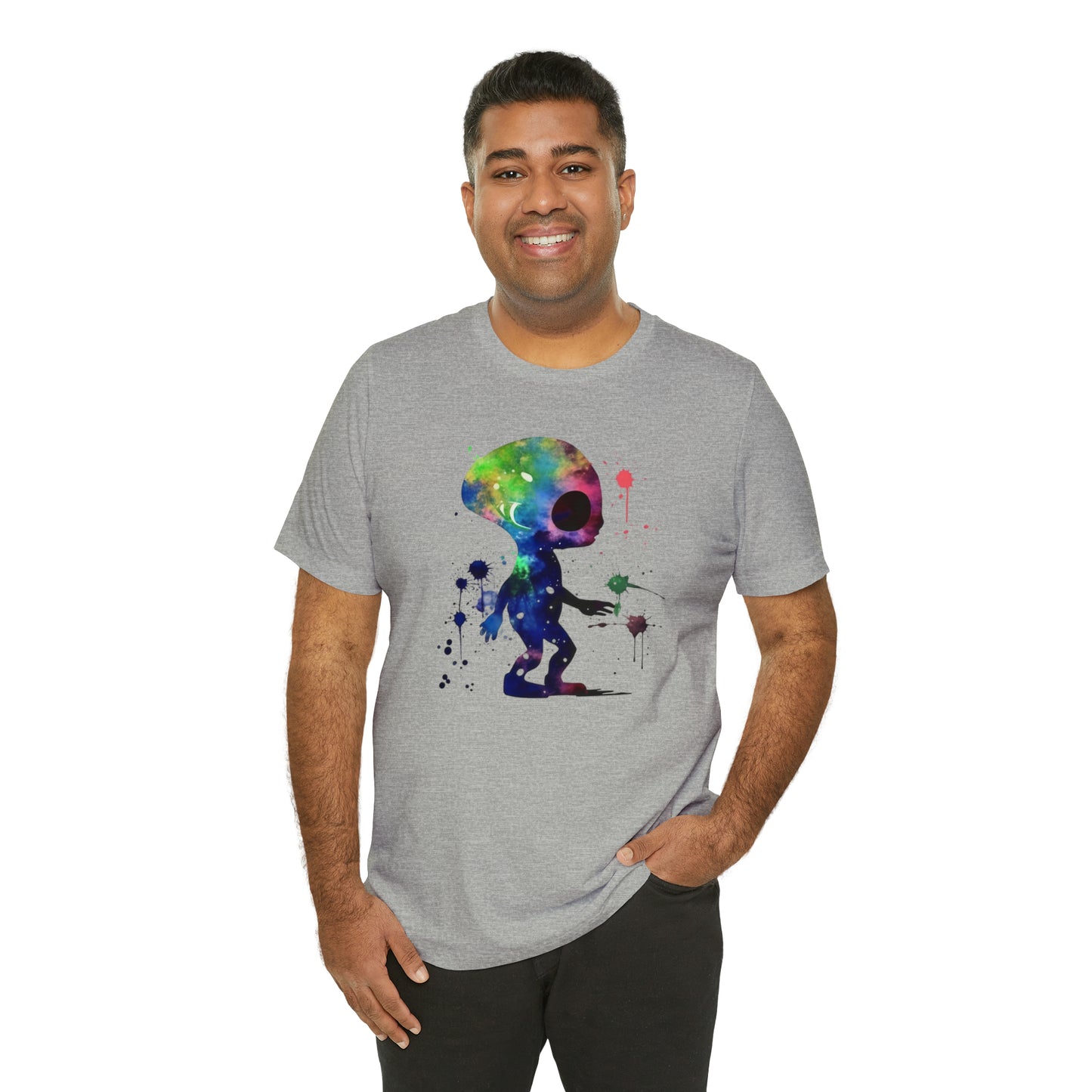 Watercolor Splat Paint Alien: Embrace Higher Density Living & Unveil Hidden Realities