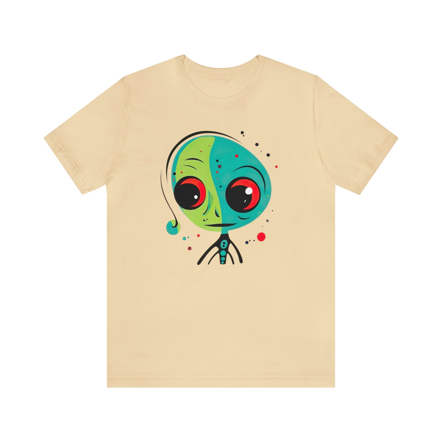 Abstract Alien UFO: Colorful Art for a New Age of Cosmic Enlightenment