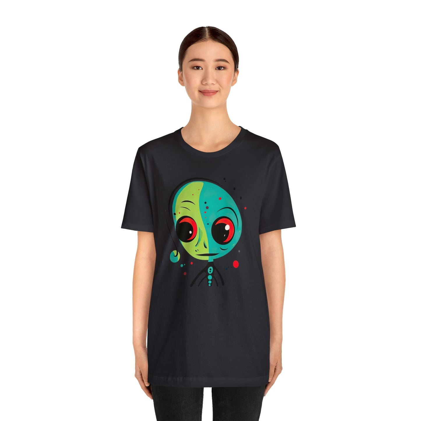 Abstract Alien UFO: Colorful Art for a New Age of Cosmic Enlightenment