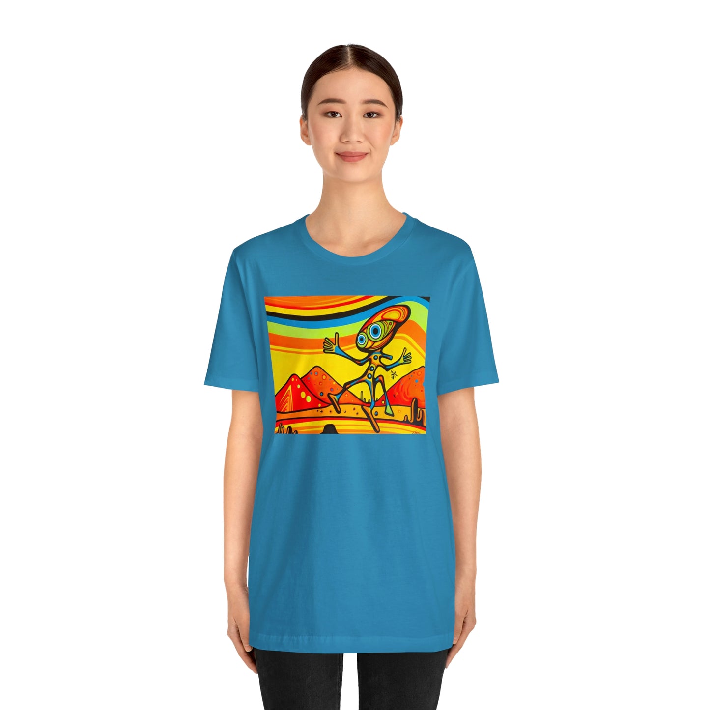 Desert Vivid Alien: Journey through Higher Density Living in the Cosmic Sands of Time