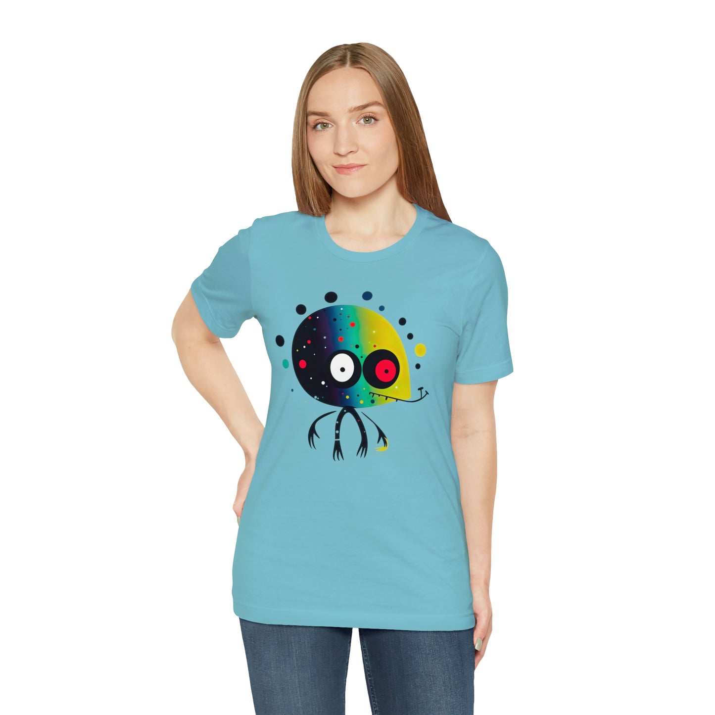 Abstract Alien UFO 2: Colorful Art for a New Age of Cosmic Enlightenment