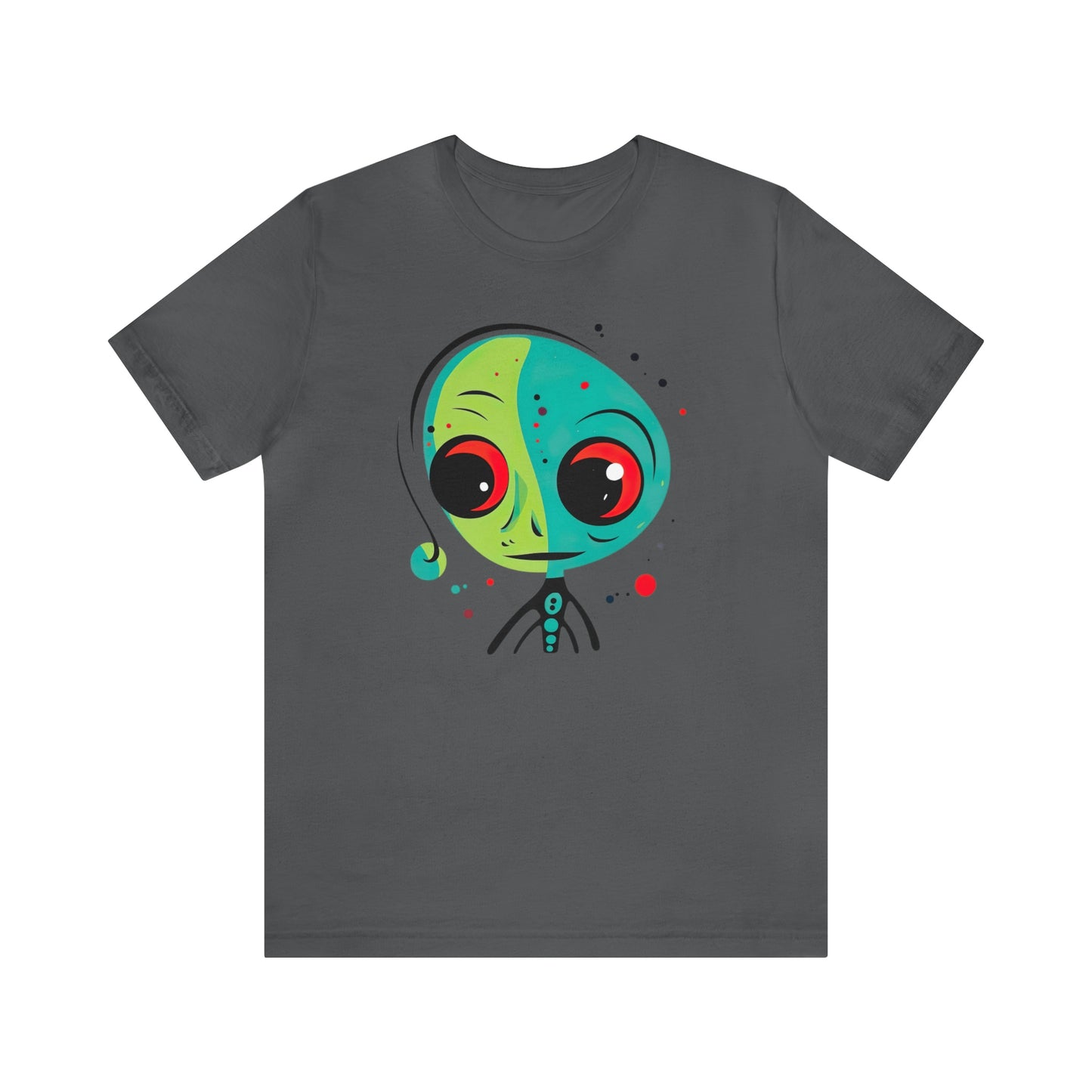 Abstract Alien UFO: Colorful Art for a New Age of Cosmic Enlightenment
