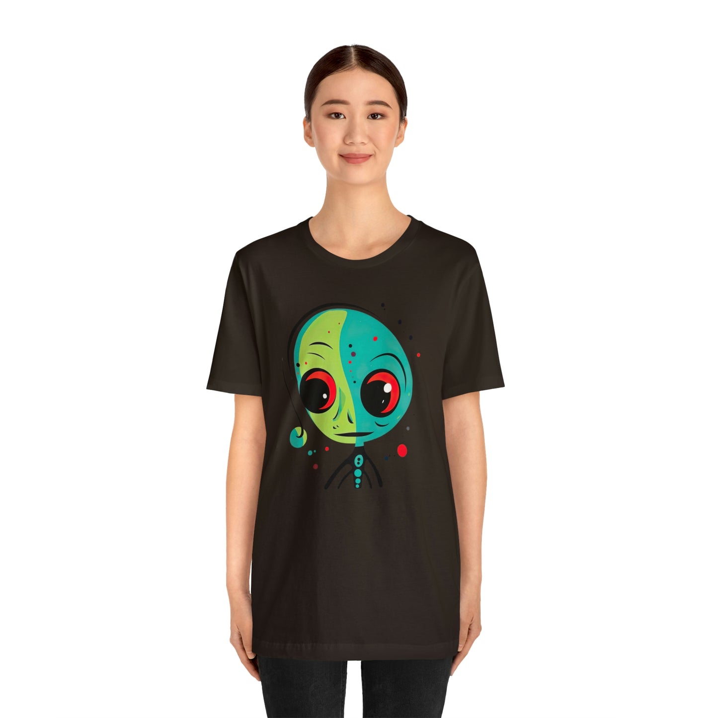 Abstract Alien UFO: Colorful Art for a New Age of Cosmic Enlightenment