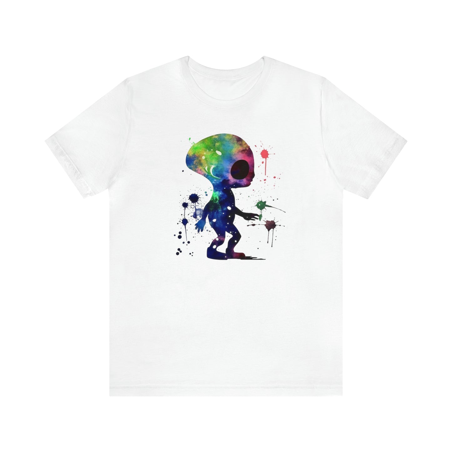 Watercolor Splat Paint Alien: Embrace Higher Density Living & Unveil Hidden Realities