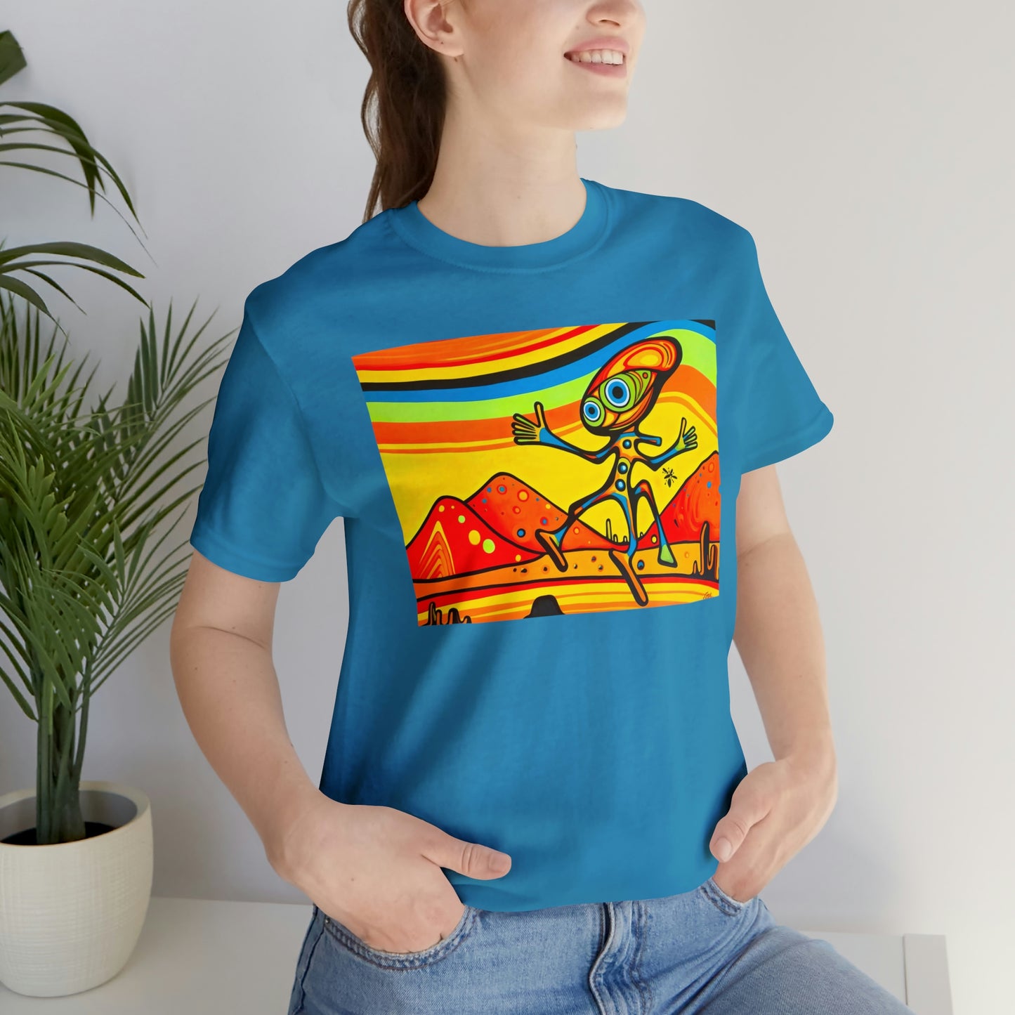 Desert Vivid Alien: Journey through Higher Density Living in the Cosmic Sands of Time