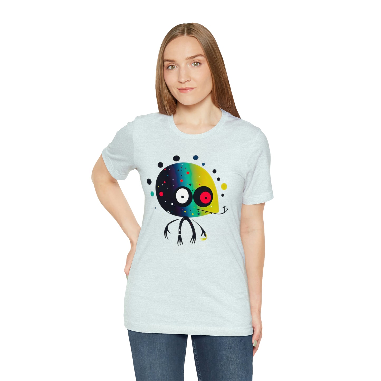 Abstract Alien UFO 2: Colorful Art for a New Age of Cosmic Enlightenment